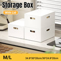 Portable Storage Box with Lid, White - Size L, 34.8 x 30 x 20 cm - view 2