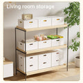 Portable Storage Box with Lid, White - Size L, 34.8 x 30 x 20 cm - view 5