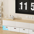 Portable Storage Box White without Lid for Home Use - M, 30 x 24.8 x 19.5 cm - view 5