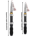 Portable Telescopic Fishing Rod for Outdoor Sports - 235 cm - view 4
