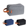 Portable Toiletry Storage Bag for Cosmetics Toiletries Makeup Brushes Razor - Grey - view 3