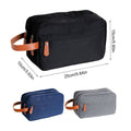 Portable Toiletry Storage Bag for Cosmetics Toiletries Makeup Brushes Razor - Grey - view 4