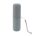 Portable Toothbrush and Toothpaste Travel Case - Grey