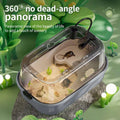 Portable Turtle Tank Breeding Box with Clear Cover - Grey - view 5