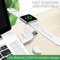 Portable USB Wireless Charger Keychain for Apple Watch Series 1 to 6 - view 3