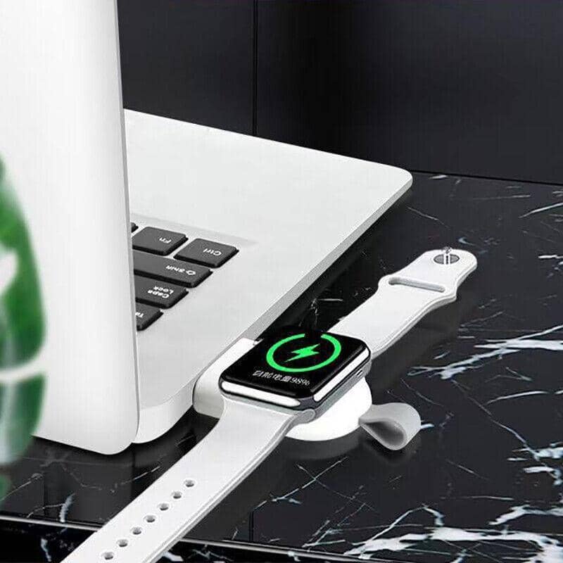 Portable USB Wireless Charger Keychain for Apple Watch Series 1 to 6 - view 5