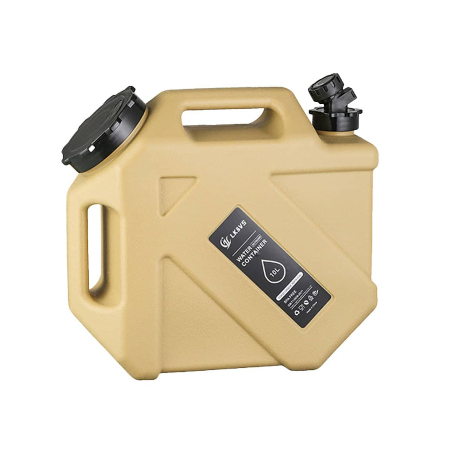 Portable Water Container with Tap, 10 L - Khaki