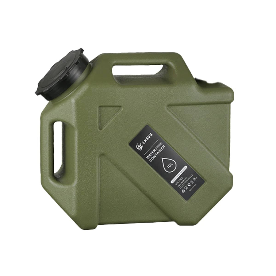 Portable Water Container with Tap, 10 L - Olive Green