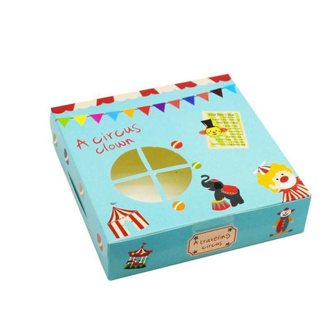 Portuguese Egg Tart Boxes, 4-Grain - Pack of 100, 14 x 14 x 3.5cm
