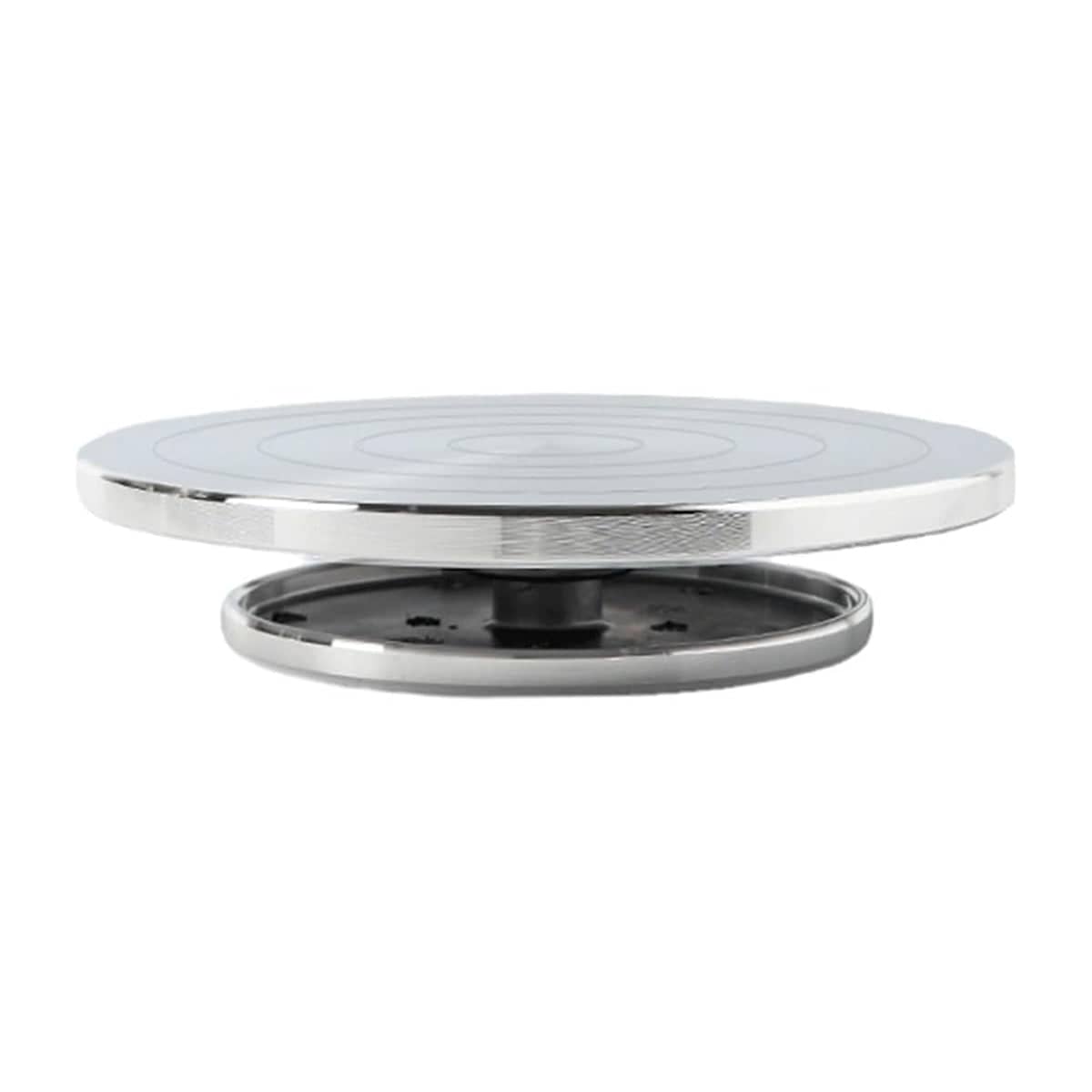 Pottery Turntable Aluminium Alloy Revolving Stand, Double-Sided - Small 20 cm