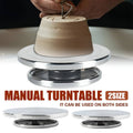 Pottery Turntable Aluminium Alloy Revolving Stand, Double-Sided - Small 20 cm - view 2