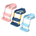 Potty Training Toilet Seat with Ladder and Step Stool - Navy Blue - view 3
