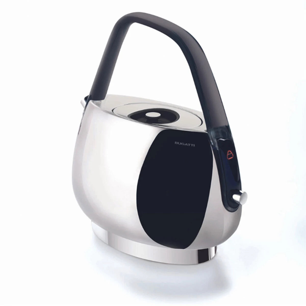Bugatti Jackie Kettle 1.2L - Chrome 18/10 Stainless Steel, Tritan Handle, Simple On/Off - 02-JKCRNU