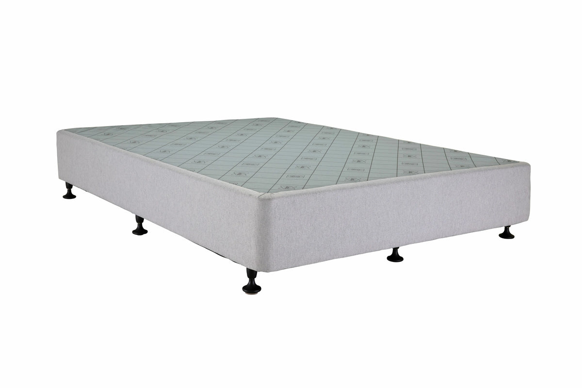 Sealy Long Single Endurance Base - Silver Fabric, DuraFlex Modules, Made in Australia - 721429