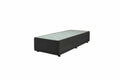 Sealy Long Single Spacesaver Base Left Drawers - Black Fabric, Patented Module Support - 728136