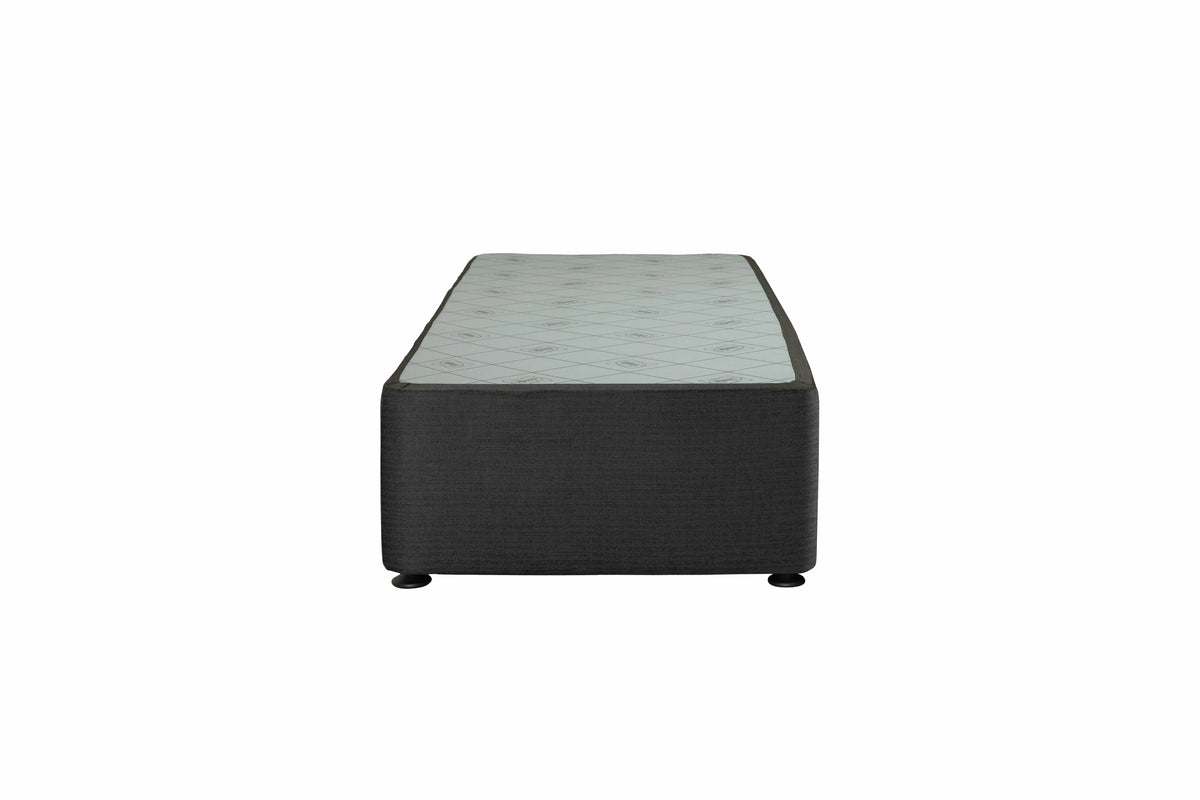 Sealy Long Single Spacesaver Base Left Drawers - Black Fabric, Patented Module Support - 728136