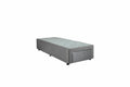 Sealy Long Single Spacesaver Base Front Drawer - Charcoal Fabric, Patented Module Support - 728182