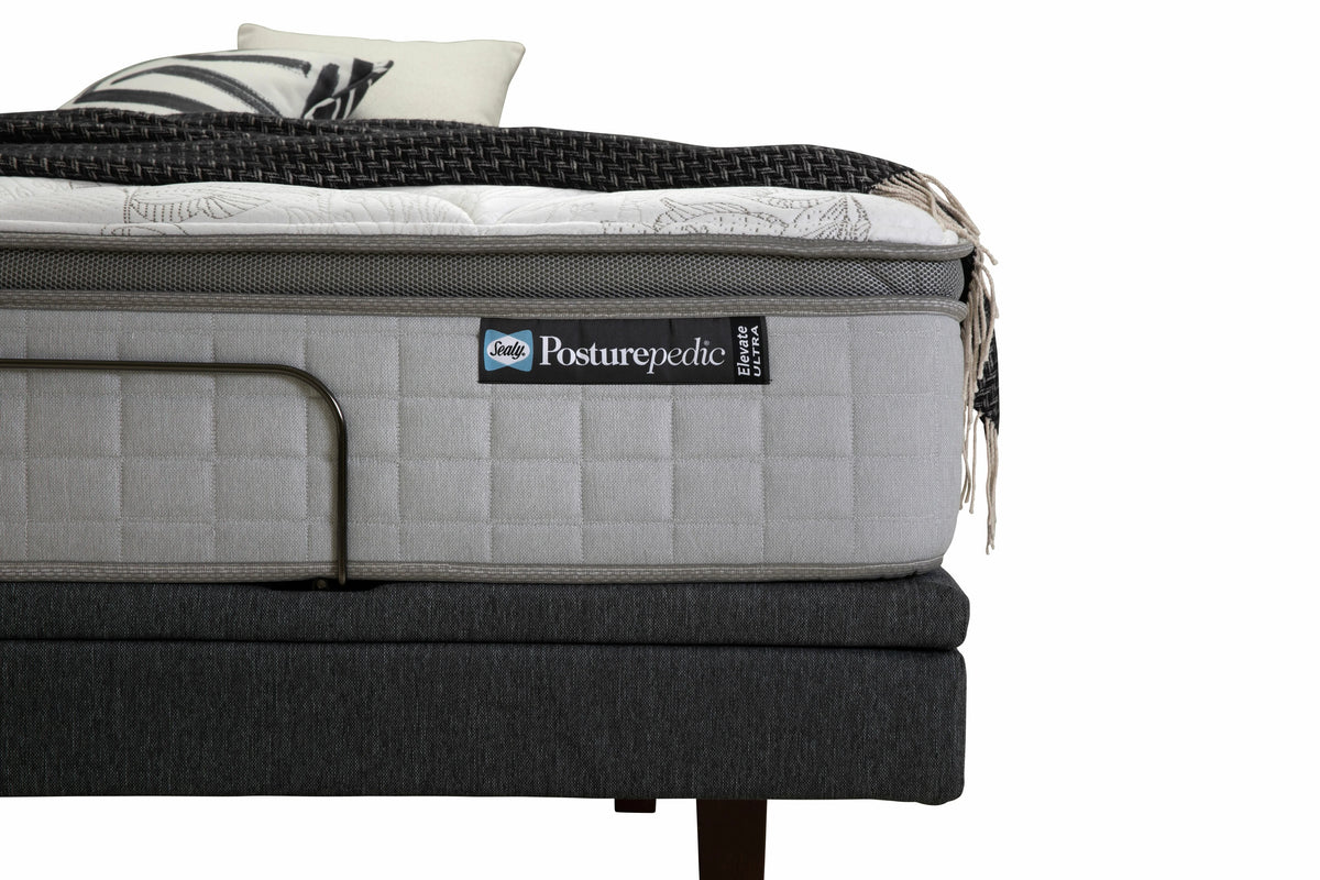 Sealy Posturepedic Summer Flex Plush Super King Mattress - Titanium AlignSupport, SenseGel - 735582
