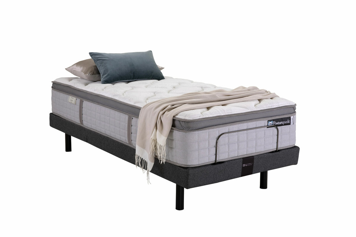Sealy Posturepedic Laynee Flex Medium Long Single Mattress - 2 Stage Titanium AlignSupport - 735615