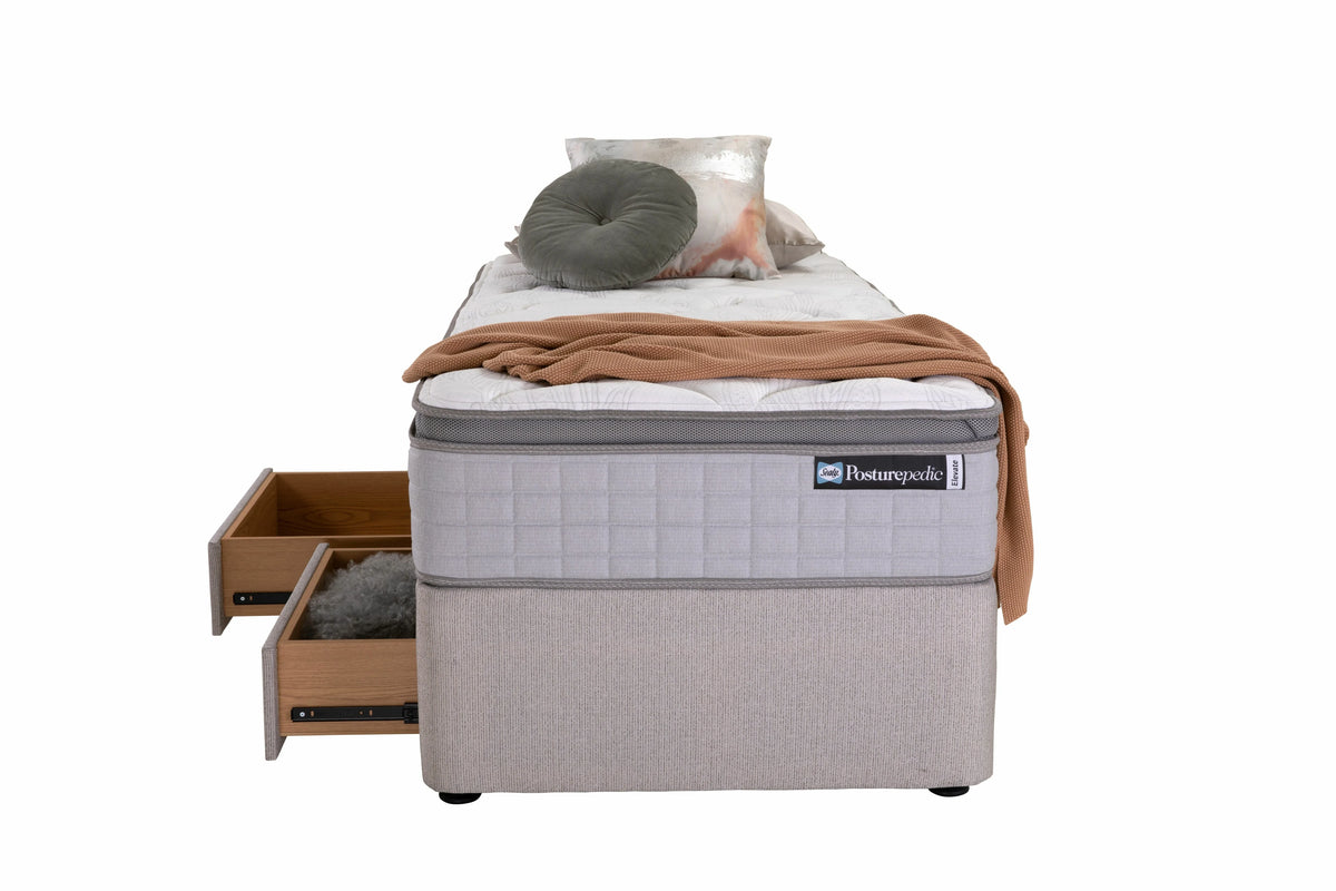 Sealy Posturepedic Laynee Flex Medium Long Single Mattress - 2 Stage Titanium AlignSupport - 735615