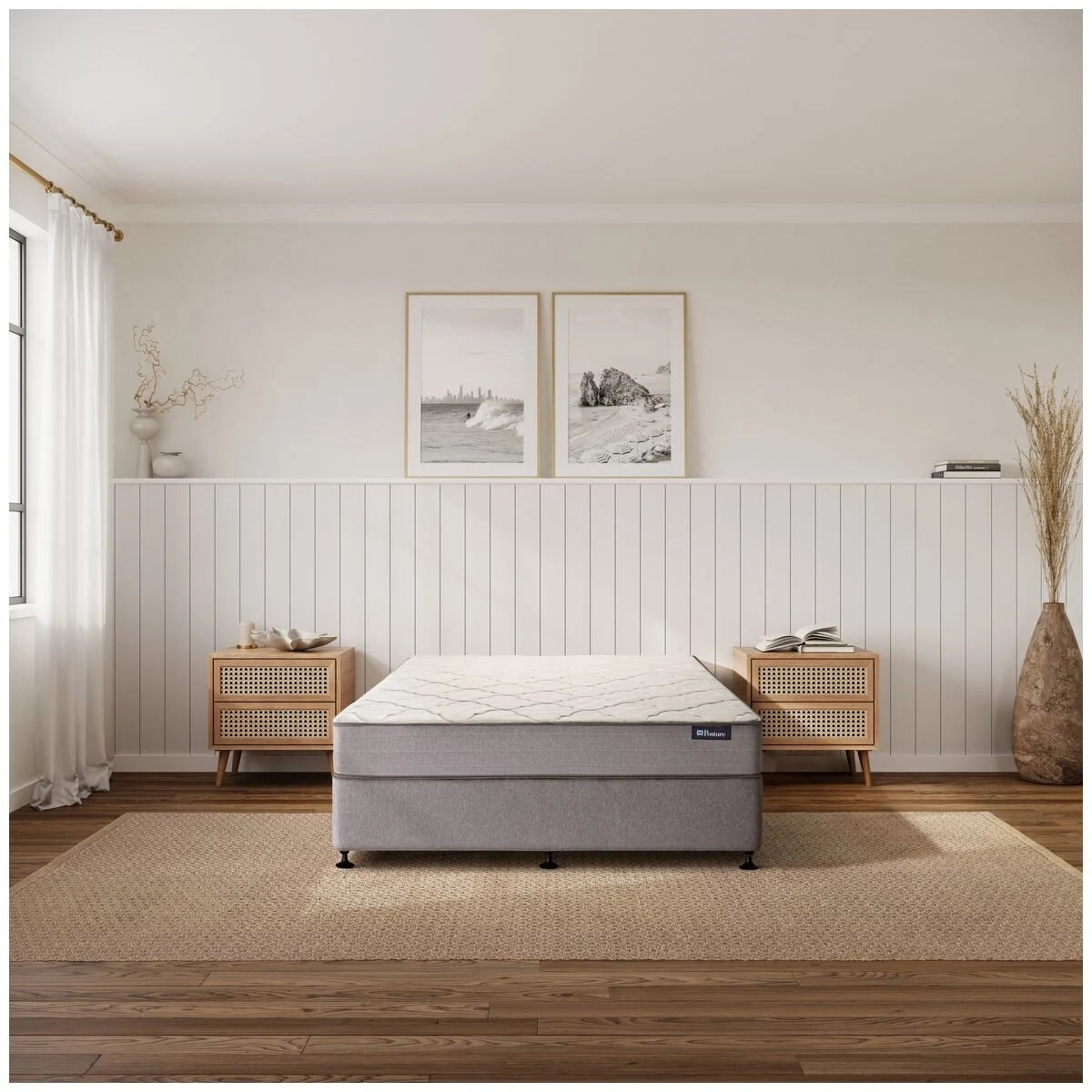 Sealy Posture Axis Firm King Mattress - PostureTech Coils, CornerGuard Corners, 10 Year Warranty - AXI-FRM-KNG