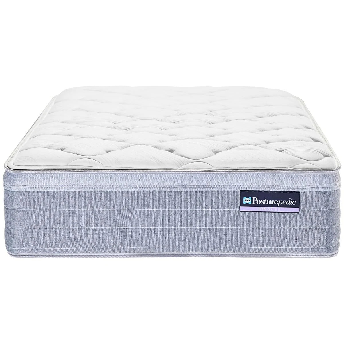 Sealy Baxter single mattress - plush feel, 364 coils, AlignSupport and EdgeGuard - BAX-PLU-SGL