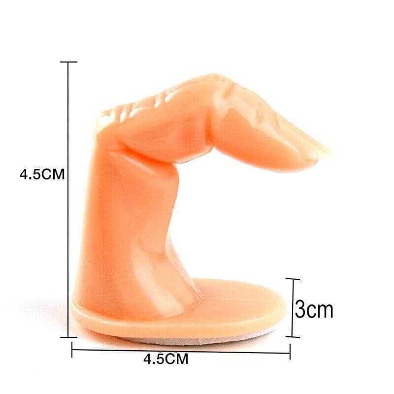 Practice Fake Fingers for Nail Art Training, Pack of 5 Display Hands - view 3