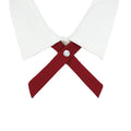 Pre-Tied Criss-Cross Bow Tie for Women and Girls - Burgundy