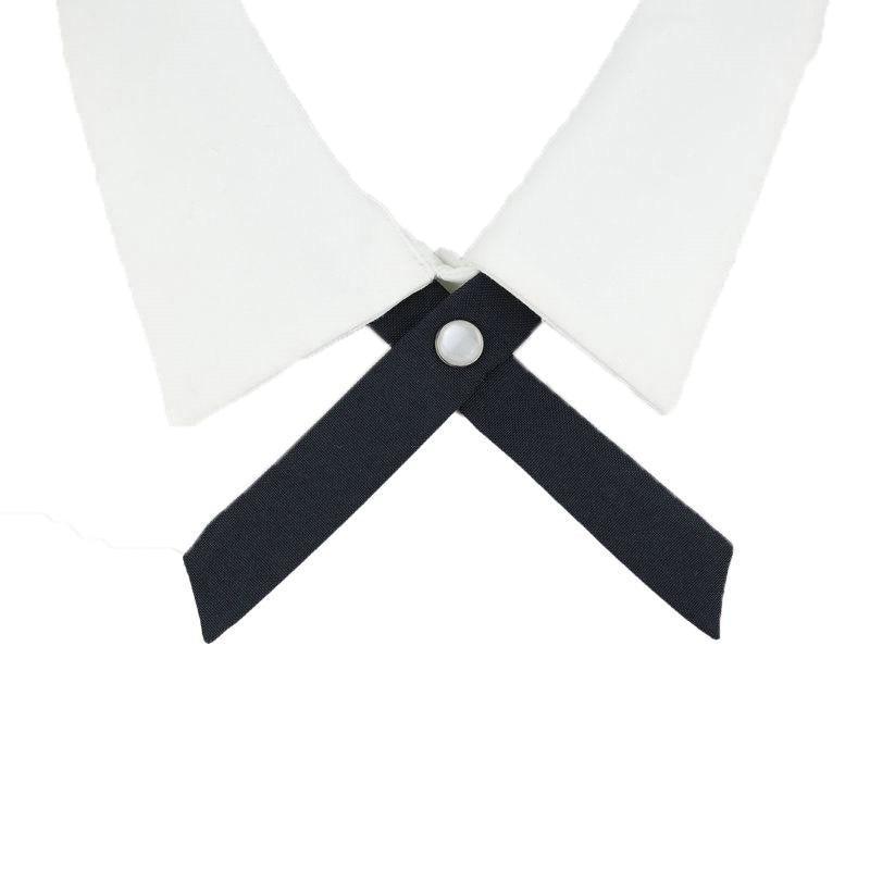 Pre-Tied Criss-Cross Bow Tie for Women and Girls - Navy Blue