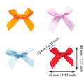 Pre-Tied Ribbon Bows for Gift Wrapping and Crafts, Pack of 50 - Light Pink - view 4