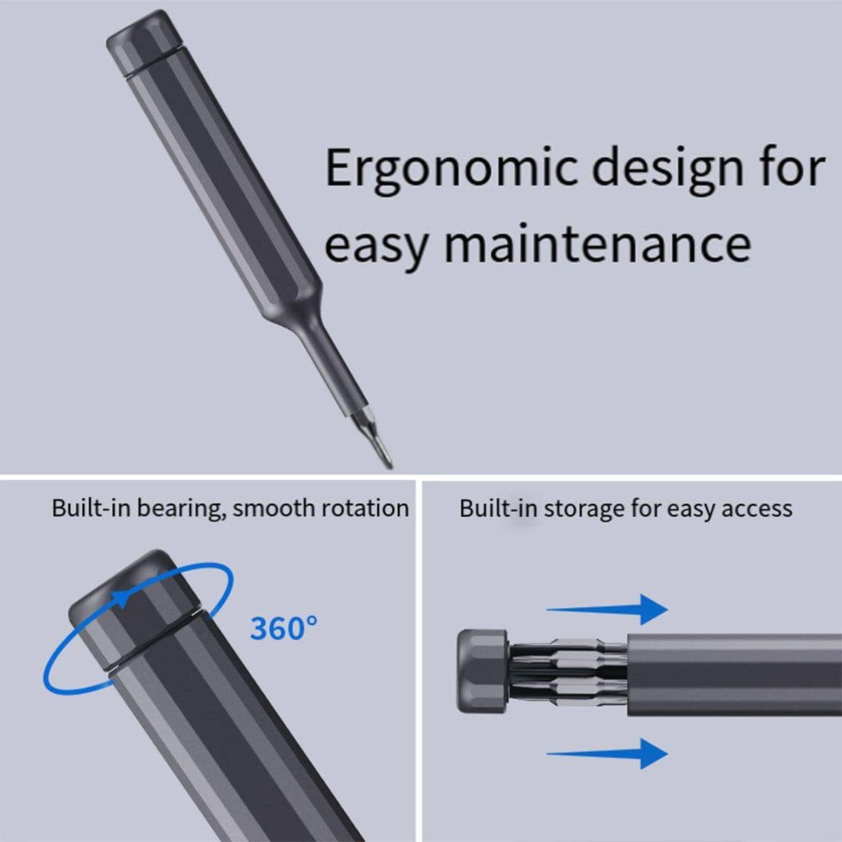 Precision Screwdriver Set with 27 Bits, Portable Repair Tool Kit - view 5