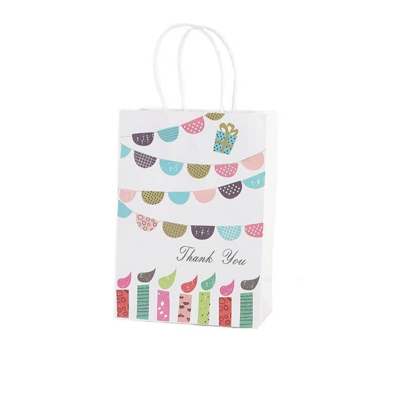 Premium Kraft Paper Tote Bag, Pack of 30 - Candle Print
