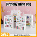 Premium Kraft Paper Tote Bag, Pack of 30 - English Print - view 2