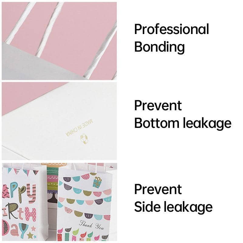 Premium Kraft Paper Tote Bag, Pack of 30 - English Print - view 5