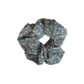 Printed Elastic Scrunchie Hair Tie - Green