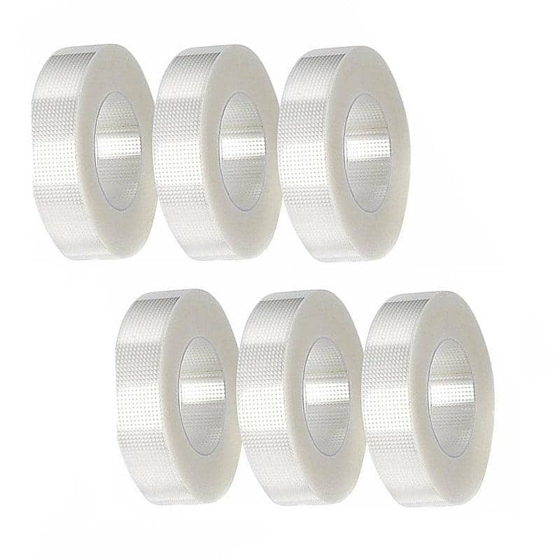 Professional Lash Extension Tape, Transparent PE - Pack of 6 Rolls