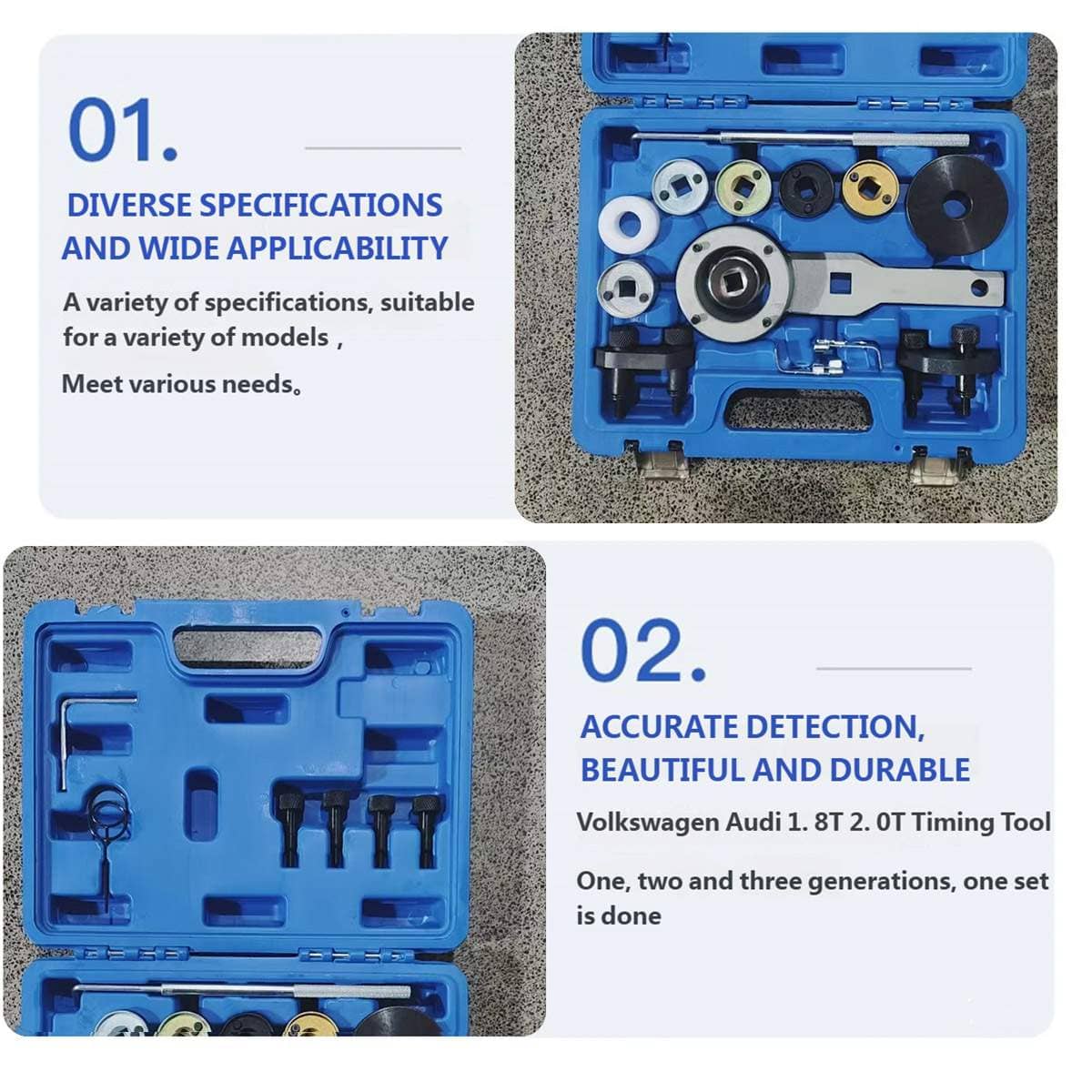 Professional Timing Tool Kit for VW Audi 1.8 and 2.0T EA888 Engines, Repair Set - view 4