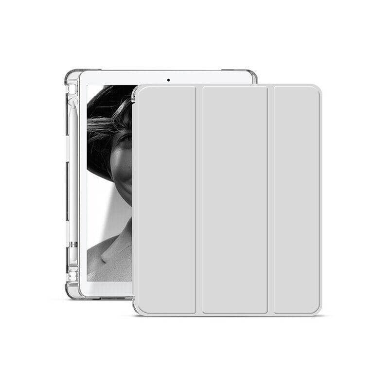 Protective Silicone Case with Pencil Slot and Smart Cover for iPad Mini 6 - Black - view 3