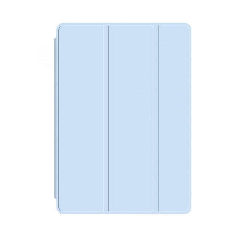 Protective Silicone Case with Pencil Slot and Smart Cover for iPad Mini 6 - Light Blue
