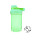 Protein Shaker Bottle, 500 ml, Leak-Proof Flip Lid - Green