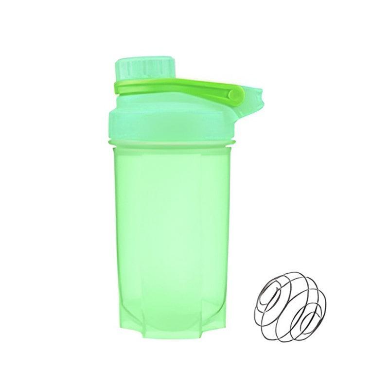 Protein Shaker Bottle, 500 ml, Leak-Proof Flip Lid - Green