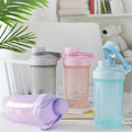 Protein Shaker Bottle, 500 ml, Leak-Proof Flip Lid - Purple - view 4