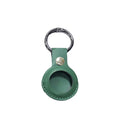 PU Leather Case for AirTag with Keychain Holder - Green