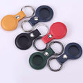 PU Leather Case for AirTag with Keychain Holder - Yellow - view 4