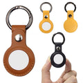 PU Leather Case for AirTag with Keychain Holder - Yellow - view 5