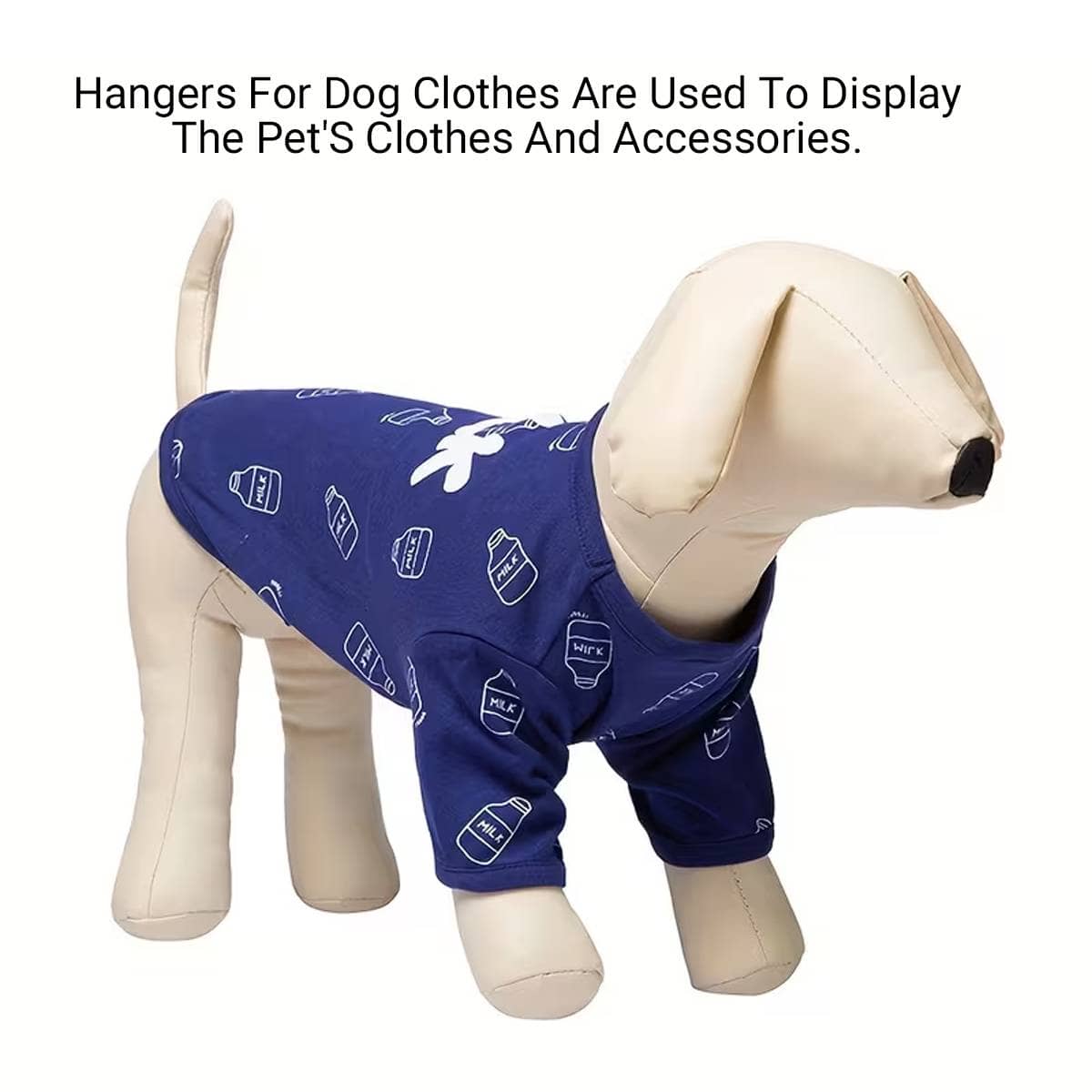 PU Leather Dog Mannequin Display Stand for Pet Clothing - Size S (Chest 30 cm) - view 5
