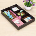 PU Leather Key and Jewellery Organiser Tray with 4 Compartments - view 5