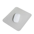 PU Leather Mouse Pad, 22 x 22 cm - Light Grey