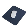 PU Leather Mouse Pad, 22 x 22 cm - Navy Blue