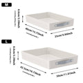 Pull Out Kitchen Spice Rack Organiser for Cabinets, Set of 2 - Size M (40 x 25 x 8.6 cm) - view 4